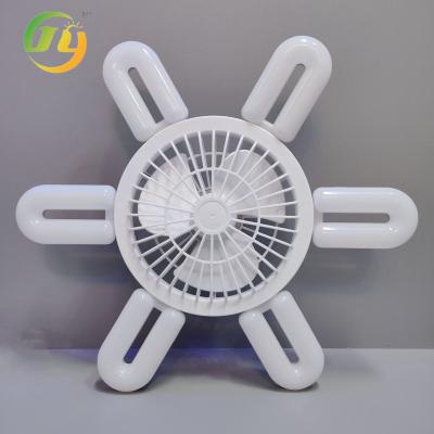 China Ventilador de techo LED moderno con luz y control remoto Ventilador de techo LED plegable luz para dormitorio comedor cocina en venta