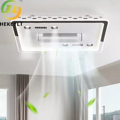 China Imodernll Spectrum Bladeless Ceiling Fan Led Light White Bedroom Plastic 15 97 Modern 80 Remote Control 6 Gears 30000 for sale