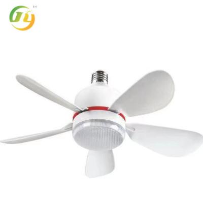 China SENKAI Modern Small E27 Socket Fan Light Removable Blades White Bedroom Kitchen Remote Control Led Ceiling Fan With Ligh en venta