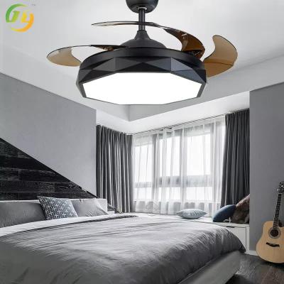 中国 Modern Simple Living Room Bedroom Dining Room Ceiling Fan Light With LED Electric Fan Chandelier Home Fan Light 販売のため