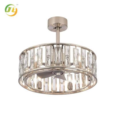 Китай SENKAI Modern Luxury Crystal Chandelier Round Led Ceiling Light For Bedroom Lamp Ceiling Fan With Light продается