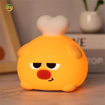 China JYLIGHTING Cute gift companion light animal night light sleeping relaxation sleep aid for baby silicone LED night light for sale