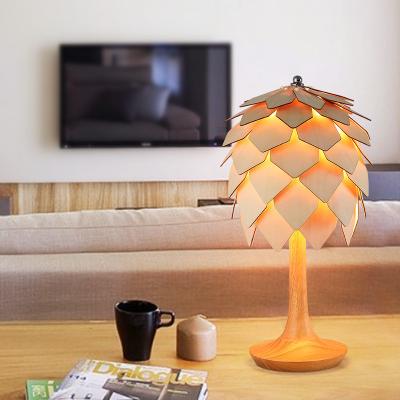 China Good Quality Modern Wood Dining Room Living Room Beside Table Lamp for sale