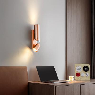 China Modern Simple Bedroom Bedside Lamp Living Room Creative Light Wall Lamp for sale