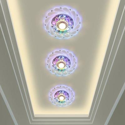 China Moderne Deckenleuchte Crystal Corridor Diameters 200mm Mini Colorful LED zu verkaufen