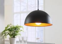 China Black / Golden Color Trumpet Shape 30cm 50cm Modern Pendant Light for sale