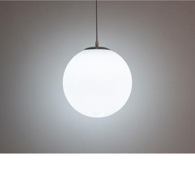 China Milt White 240V Diameter 35 / 40 / 50cm Glass Globe Pendant Light for sale