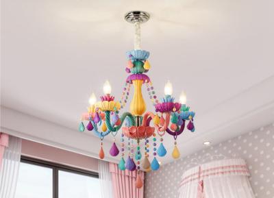 Cina 110V 72*65cm/85*92cm variopinti moderni nordici Crystal Candle Chandelier in vendita