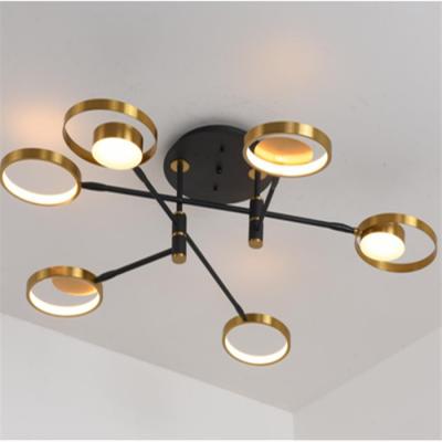 China Residential Spray Paint Sand Black LED Ceiling Light 6500k Cri80 for sale