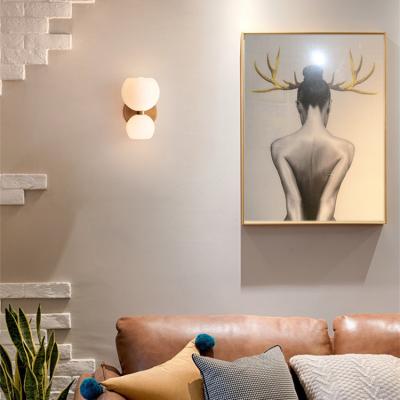 China E14 nordisches Glas Art Bedroom Modern Wall Light 140*280mm zu verkaufen