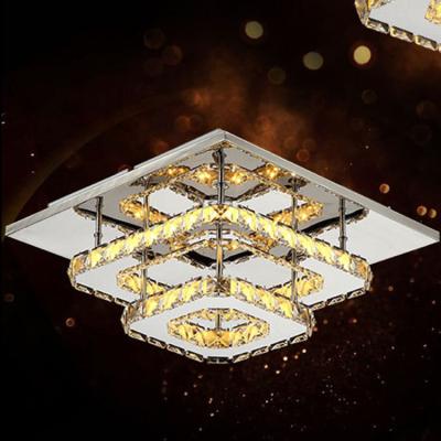 China Länge 30cm Gang-Crystal Luxury Bedroom Led Ceilings-Licht-24w zu verkaufen