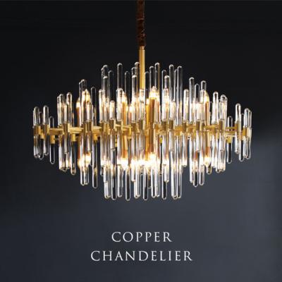 China El vidrio colgante reviste a Crystal Pendant Light Ra con cobre 80 110lm en venta