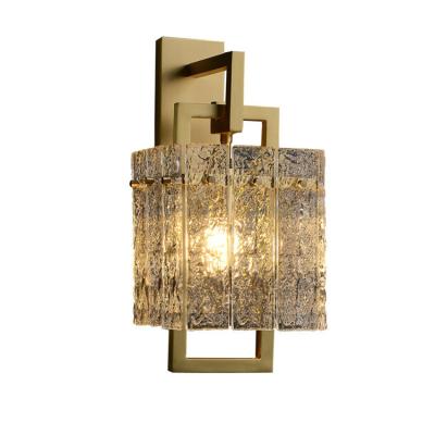 China Control creativo residencial del interruptor de E14 Crystal Wall Lamp H39cm en venta