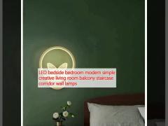 LED bedside bedroom modern simple creative living room balcony staircase corridor wall lamps