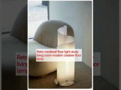 Retro medieval floor light study living room modern creative floor lamp