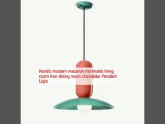 Nordic modern macaron minimalist living room Iron dining room chandelier Pendant Light