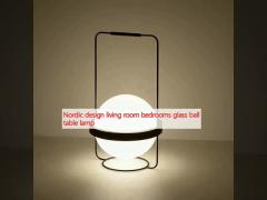 Nordic design living room bedrooms glass ball table lamp