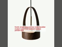 Nordic simple restaurant bar small chandelier modern home hotel bedroom bedside pendant light