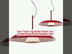 New French chandelier Nordic Iron Simple Dining Room Pendant Light