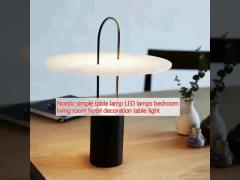 Nordic simple table lamp LED lamps bedroom living room hotel decoration table light