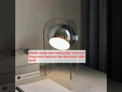 Nordic simple bed reading light American living room bedroom led decorative table lamp