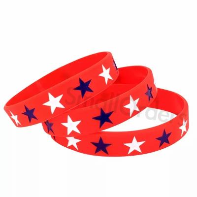 China All custom silicone bracciali rubber bracciali gifts wholesale advertising promotional bracelets glow in the dark bracelet for sale