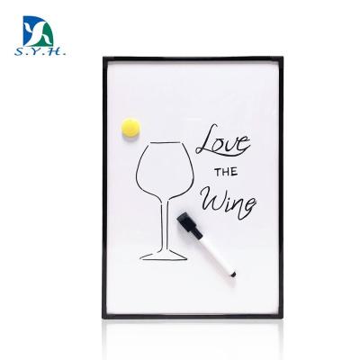 China Aluminum Whiteboard Office Meeting Room Easy Dry Erase Wall Writing White Board for sale