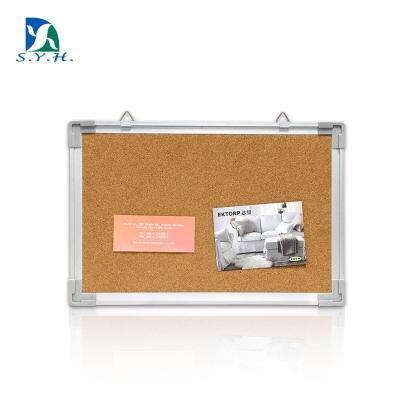 China Self Adhesive Message Board Cork Frame Notice Boards for sale