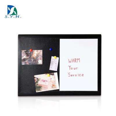 China Multifunctional Magnetic Whiteboard Bulletboard Combination Magnetic Message Boards For Walls for sale