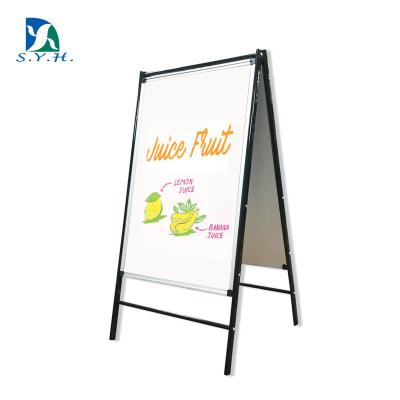 China Multi Function Collapsible Magnetic Free Standing Poster White Board for sale