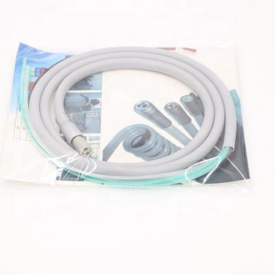 China Connect Dental Handpiece Handpiece Spare Parts 6 Holes Fiber Optic Handpiece Tubing To Connector for sale