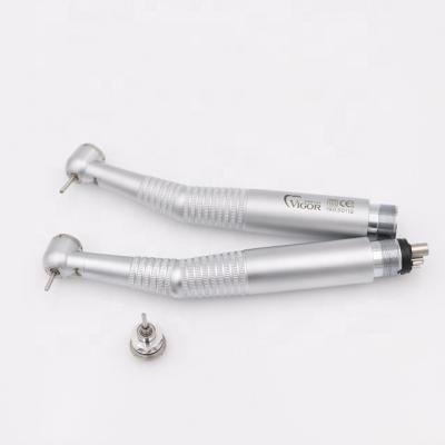 China Handpiece Acrylic Dental E-Generator LED Light Lamp 1/4 Holes High Speed ​​Air Turbine for sale