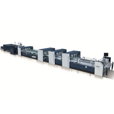 China Food Made In China Ht-1450Bts Automatic Stitching Folder Gluer Machine High Speed ​​Folding Gluing for sale