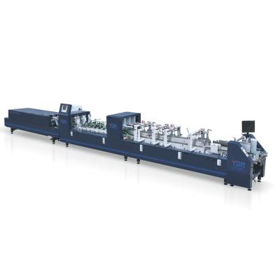 China Professional Made Food Ydm Yds-1200Btg Folder Gluer Machine Automatic Max Speed ​​250M/Min Folding Gluer Machine for sale