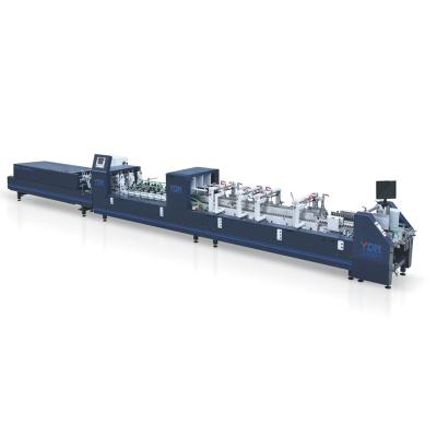 China Full Automatic Food China New Product Yds-1200Btg Box Folder Gluer Straight Line Box Gluer Machine for sale