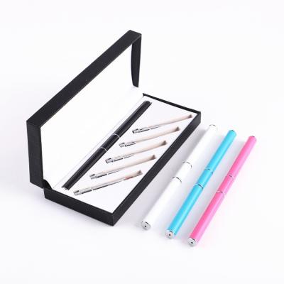 China Universal NAIL Era Manicure Brush Box New Phototherapy Brush Replacement Detachable Cutout Multiple Heads for sale