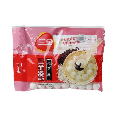 China Easy black sesame squishy rice balls for frozen breakfast food for sale