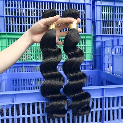 China Full Wholesale Remy Peruvian Human Hair, Loose Virgin Remy Hair Bundles, Double Remy Hair Extension Drawn Wave End Alimina Type for sale