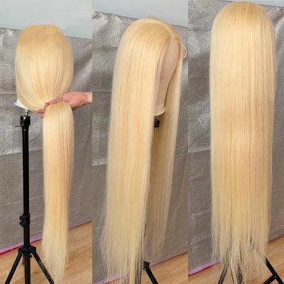 China Full End Alimina 613 Full Lace Wig Hair, Brazilian Blonde 613 Full Lace Hair Wig, 40 Inch Virgin Hair 613 Full Lace Wig for sale