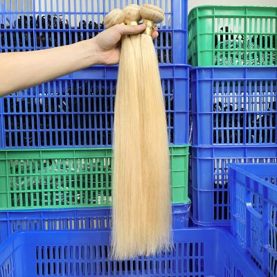 China Full End Alimina Hair Free Sample High Quality Raw Blonde 613 Virgin Hair 613 Bundles for sale