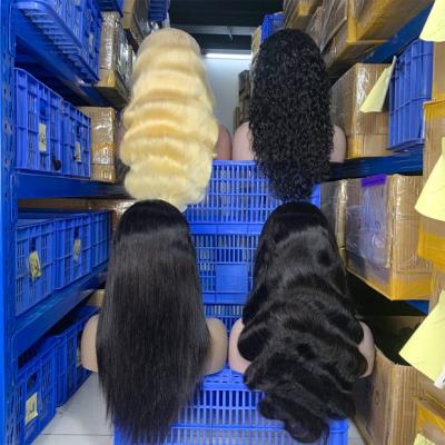 China Full End Alimina Mink Brazilian Human Hair Lace Front Wig, Remy HD Lace Wigs Hair Lace Front, Natural Hair Wigs For Black Women for sale