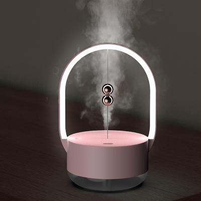 China Car Desk Light Mini Usb Portable Car Air LED Diffuser Small Electric Humidifier for sale