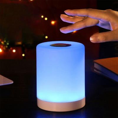 China Modern Adjustable LED Table Light Dimmable Touch LED Night Light Desk Lamp Smart Colorful Handheld Bedside LED Night Light for sale