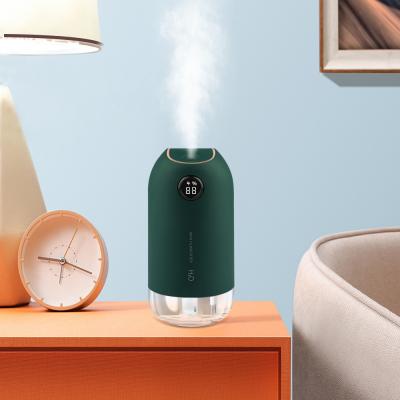 China Battery Capacity Display Best Tize Portable Wireless Cool Mini Humidifier Ultrasonic Mist Usb Car Diffuser for sale