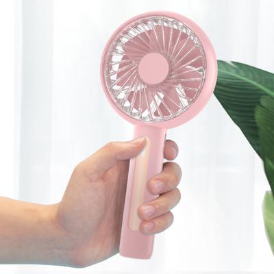 China Portable Electric Fan Mini Usb Rechargeable Hand Fans Battery Charging Desktop Fan Small Usb Mini Portable Rechargeable Fan Summer Newest for sale