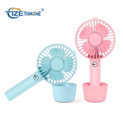 China Multicolor Mini Size 2000mah Battery USB Rechargeable Electric Portable Handheld Fan for sale