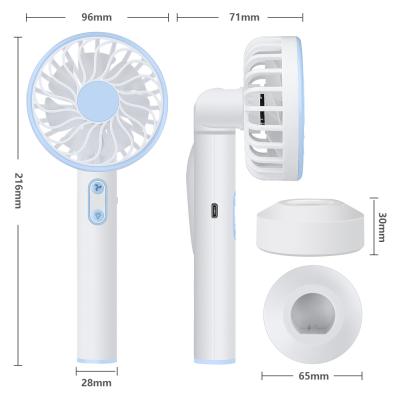 China USB Mini Portable Hand Held Personal Fan Replaceable Electric Battery Fan Rechargeable Fan Mini Phone Holder Heavy Wind for sale