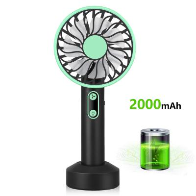 China Hot Selling Replaceable Mini Fan Phone Holder Rechargeable Battery Hand Fans Electronic Desktop Fan Portable Mini Fan for sale