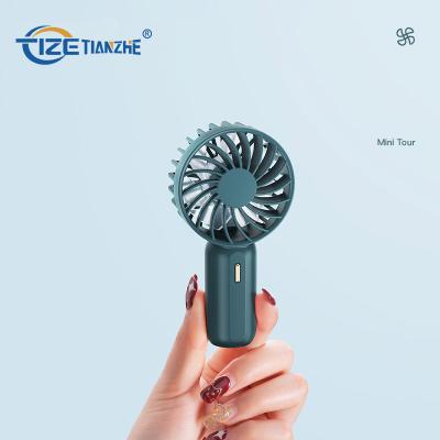 China Handheld Battery Fan With USB Interface Fan Mini Portable Fan With Battery Pocket Ventiladores Mini Cooling Fans Rechargeable Handheld for sale