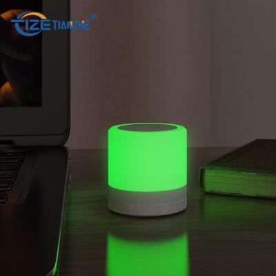 China TIZE Modern Smart Flashing Led Night Lights Night Light RGB Table Lamp Sensor Changing Led Light for sale